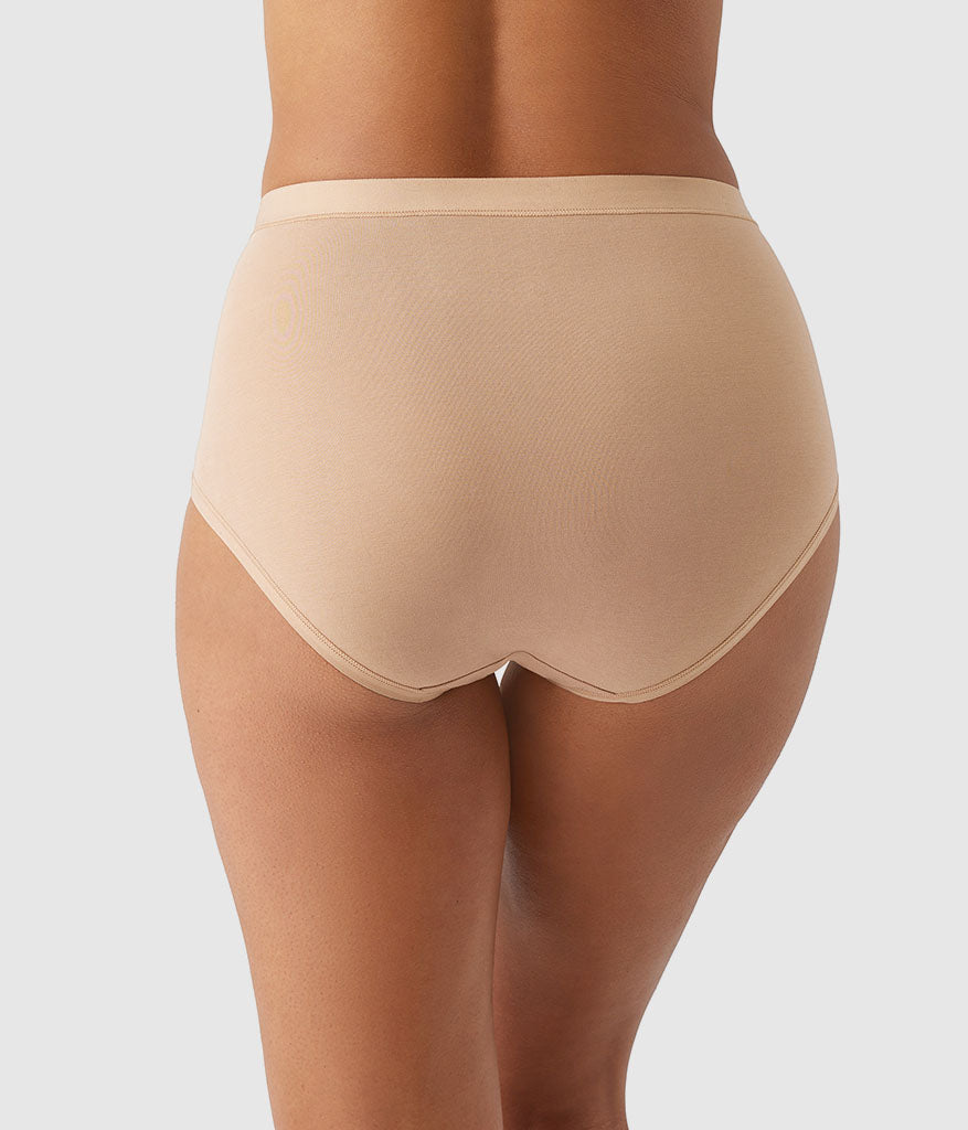 Wacoal Understated Cotton Brief - Praline