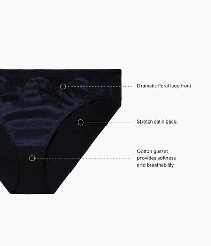 Wacoal Modern Affair Bikini - Night Sky/Black