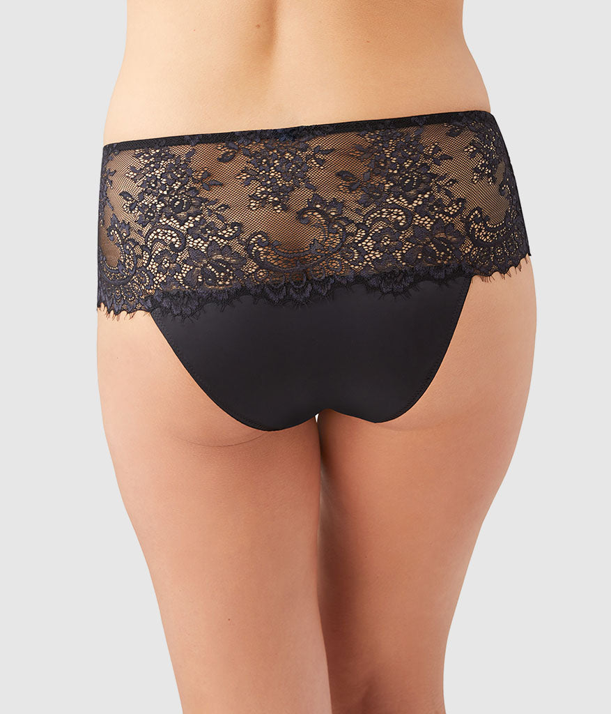 Wacoal Center Stage Bikini - Black/Graphite