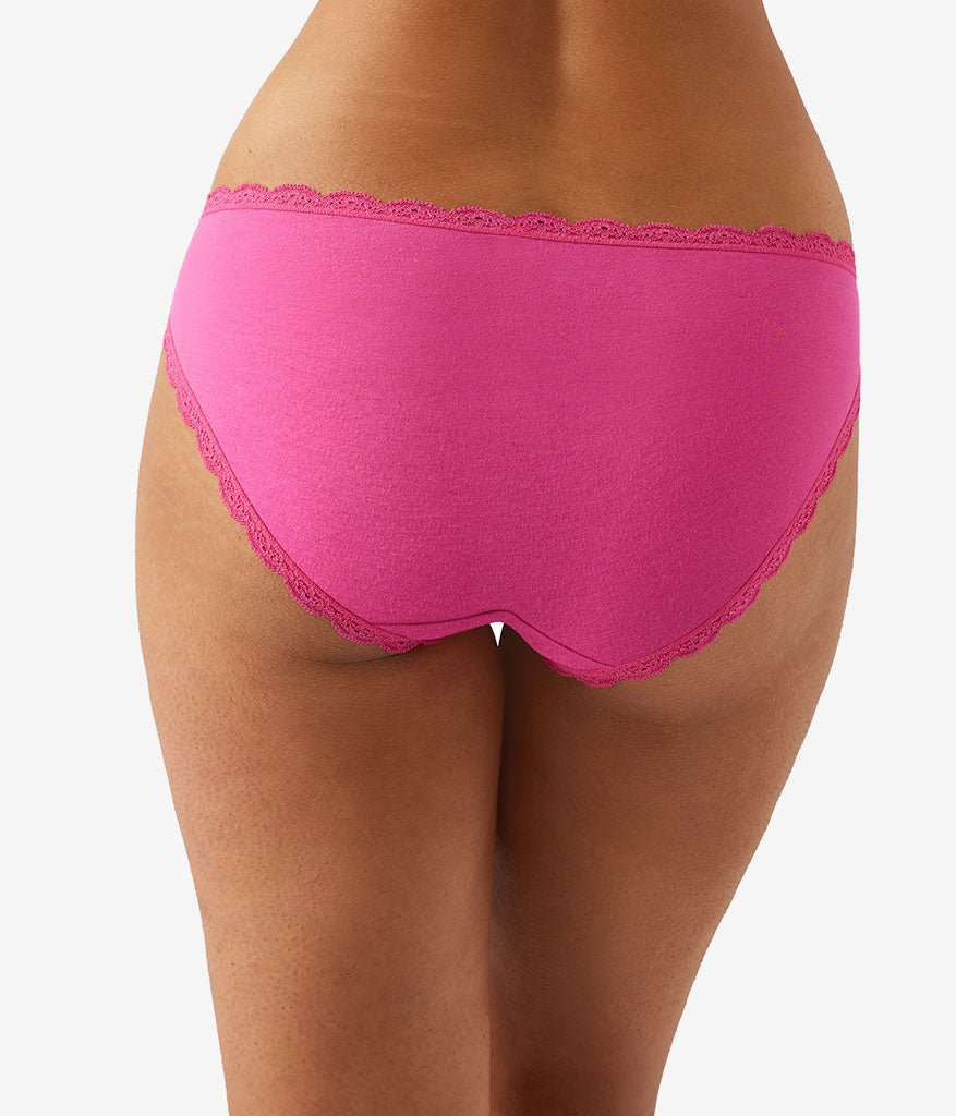 Wacoal Inspired Eyelet Bikini - Raspberry Sorbet