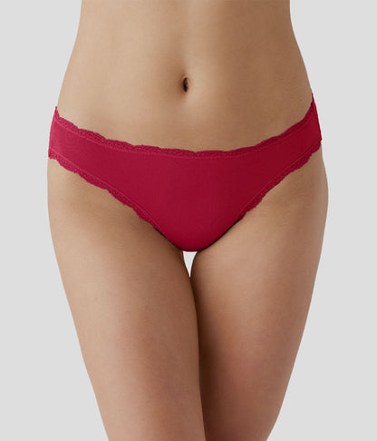 Wacoal Inspired Eyelet Bikini - Cerise