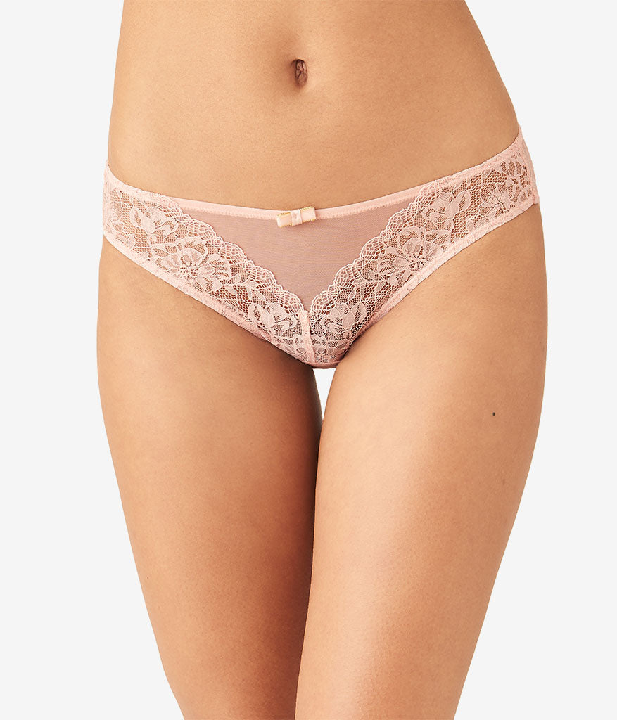 Wacoal Lace Encounter Bikini - Rose Smoke