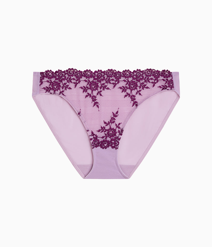 Wacoal Embrace Lace® Bikini - Lavender Sage/Dark Purple