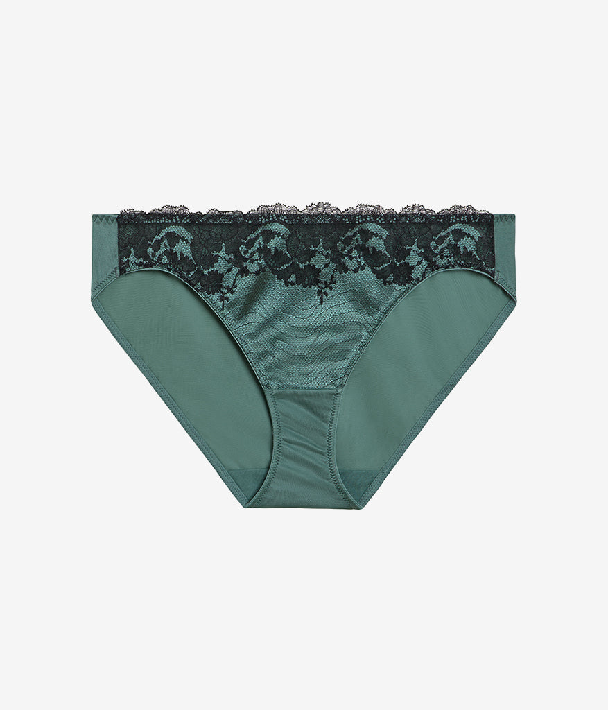 Wacoal Modern Affair Bikini - Silver Pine/Black