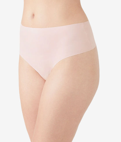 Wacoal b.bare Hi-Waist Thong - Rose Smoke