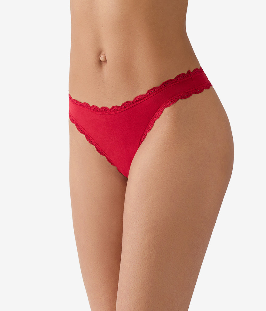 Wacoal Inspired Eyelet Thong - Chili Pepper Red