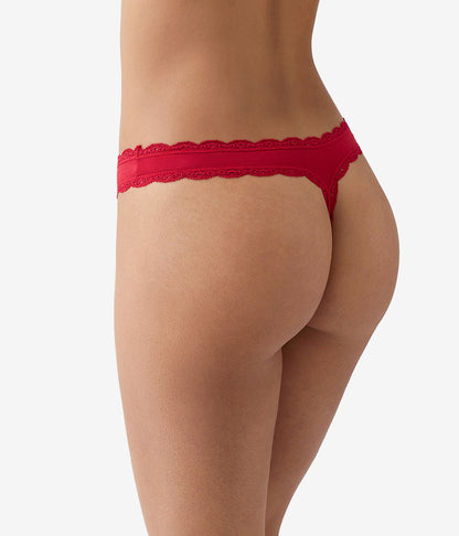 Wacoal Inspired Eyelet Thong - Chili Pepper Red