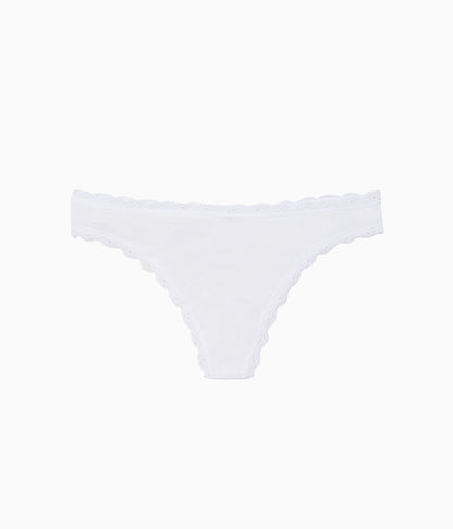 Wacoal Inspired Eyelet Thong - White