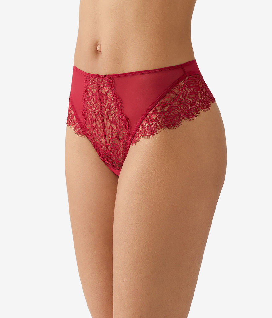Wacoal It's On Hi-Waist Thong - Biking Red