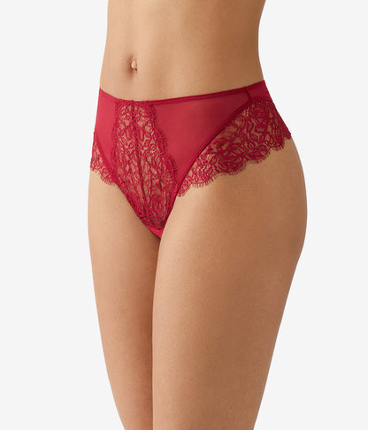Wacoal It's On Hi-Waist Thong - Biking Red