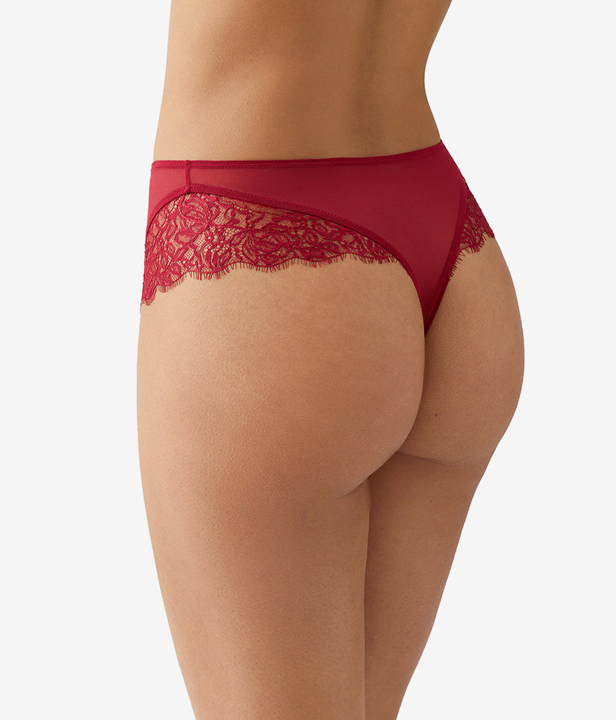 Wacoal It's On Hi-Waist Thong - Biking Red