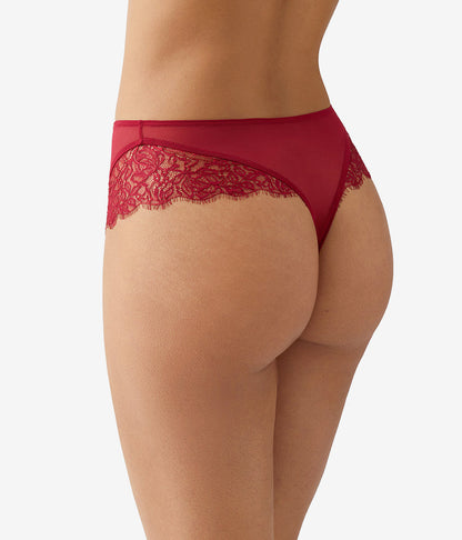 Wacoal It's On Hi-Waist Thong - Biking Red