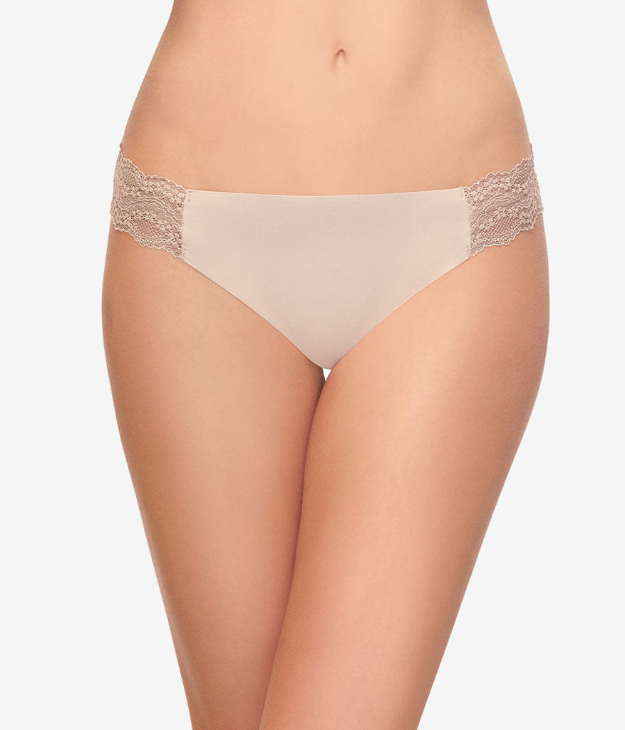 Wacoal b.bare Thong Panty Pack - Au Natural/Au Natural/Night