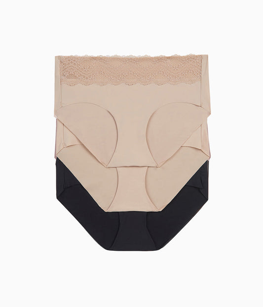 Wacoal b.bare Hipster Panty Pack - Au Natural/Au Natural/Night