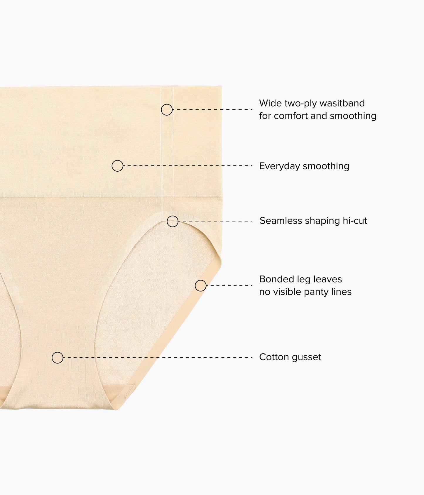 Wacoal Smooth Series™ Shaping Hi-Cut - Sand