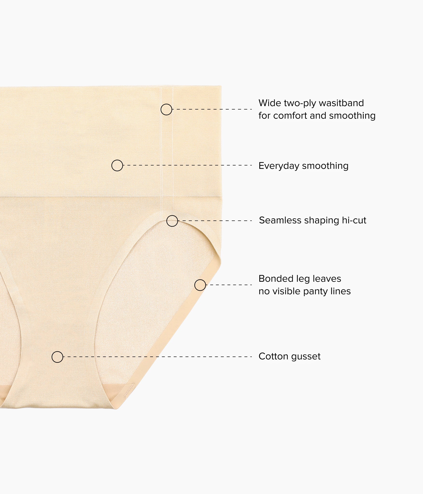 Wacoal Smooth Series™ Shaping Hi-Cut - Sand