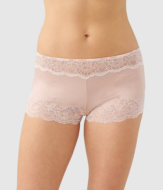 Wacoal Modern Affair Boyshort - Rose Dust/Angel Wing
