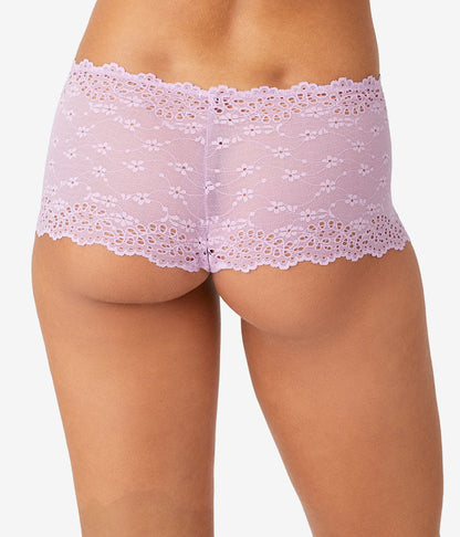Wacoal Inspired Eyelet Boyshort - Lavender Herb