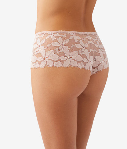 Wacoal Feeling Famous Tanga - Rose Smoke/White