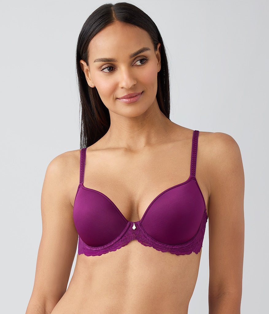Wacoal Vivid Attraction T-Shirt Bra - Dark Purple