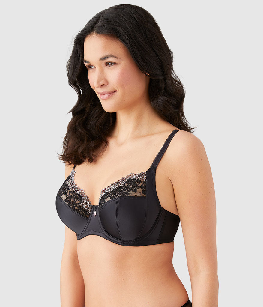 Wacoal Side Note Underwire Bra - Black
