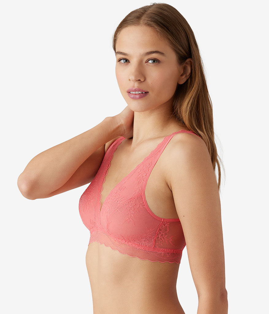 Wacoal No Strings Attached Bralette - Tea Rose