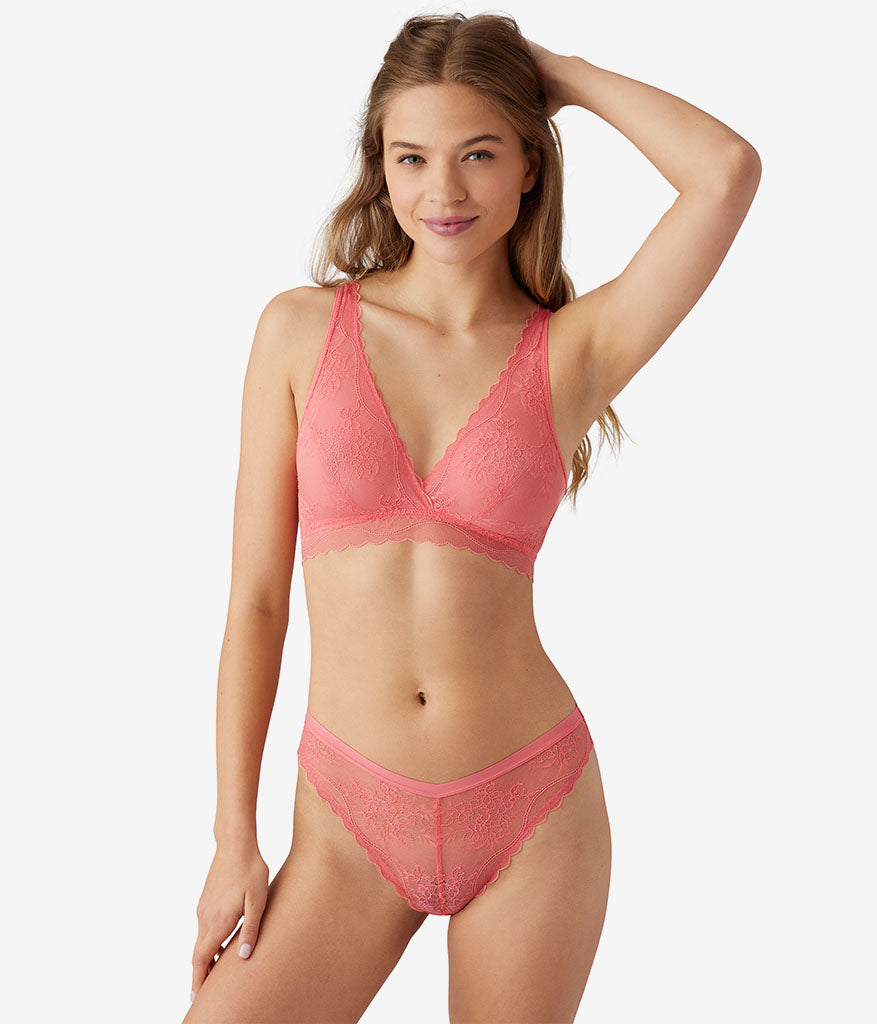 Wacoal No Strings Attached Bralette - Tea Rose