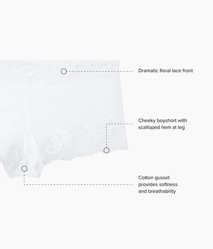Wacoal Modern Affair Boyshort - White