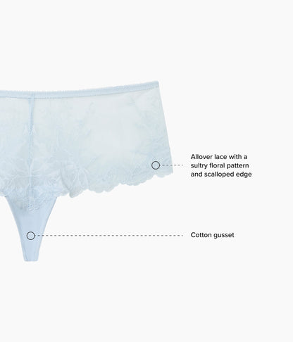 Wacoal Vivid Attraction Tanga - Soft Sky