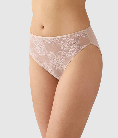 Wacoal Full Bloom Hi-Cut - Rose Dust