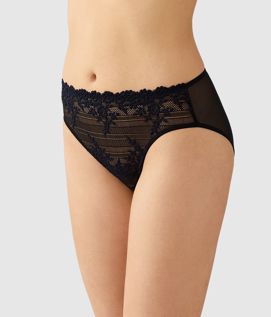Wacoal Embrace Lace® Hi-Cut - Black/Night Sky
