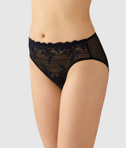 Wacoal Embrace Lace® Hi-Cut - Black/Night Sky