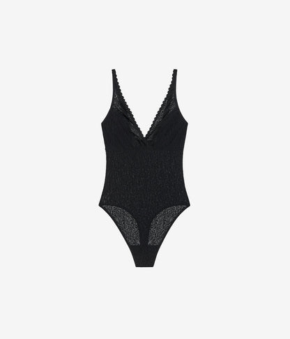 Wacoal High Bar™ Bodysuit - Black