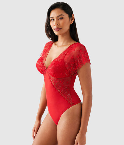 Wacoal Lifted In Luxury Bodysuit - Equestrian Red