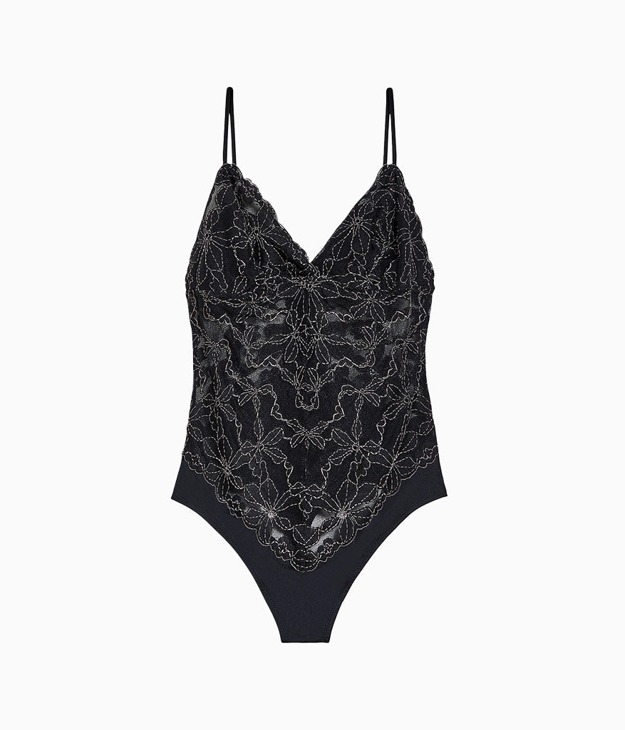 Wacoal Feeling Famous Bodysuit - Night/Angel Wing