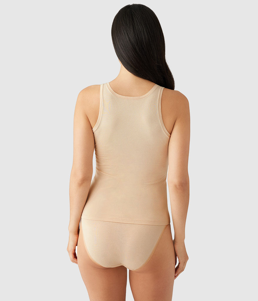 Wacoal Understated Cotton Tank - Sand
