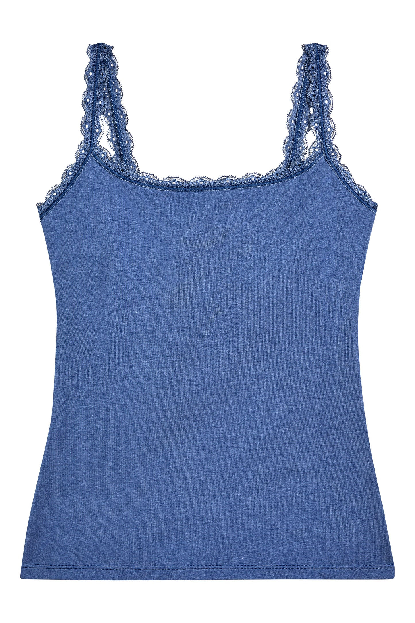 Wacoal Inspired Eyelet Shelf Bra Cami - Vintage Indigo