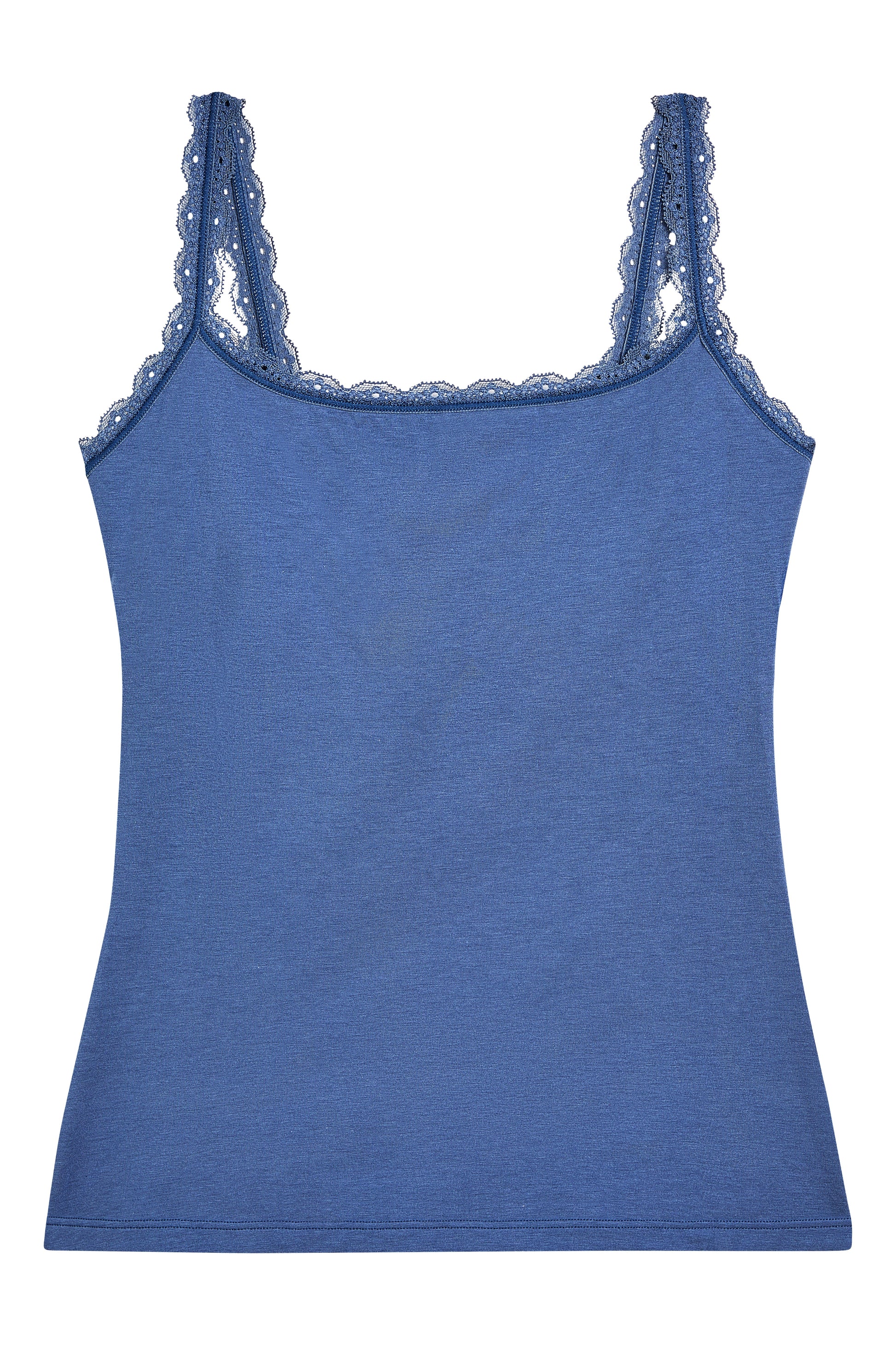Wacoal Inspired Eyelet Shelf Bra Cami - Vintage Indigo
