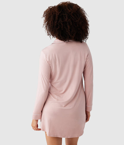 Wacoal Lease to Lounge Sleepshirt - Blush Pink