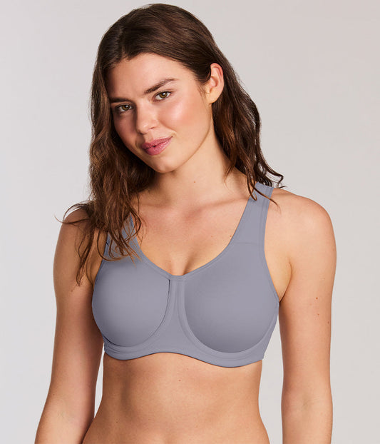 Wacoal Simone Sport Underwire Bra - Dapple Gray