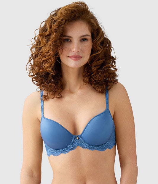 Wacoal Vivid Attraction T-Shirt Bra - Blue Horizon
