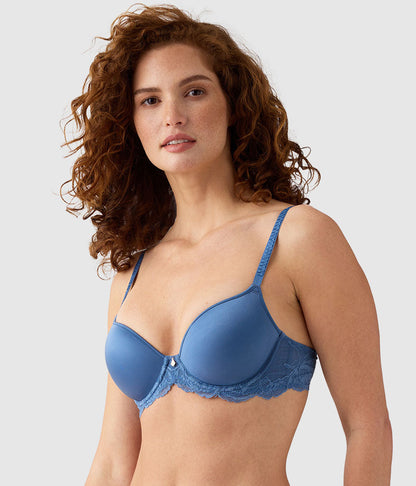 Wacoal Vivid Attraction T-Shirt Bra - Blue Horizon