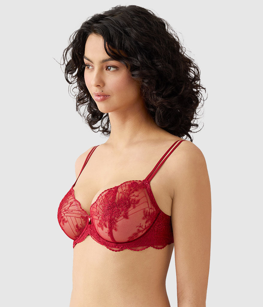 Wacoal Midnight Soiree Underwire Bra - Regina Red
