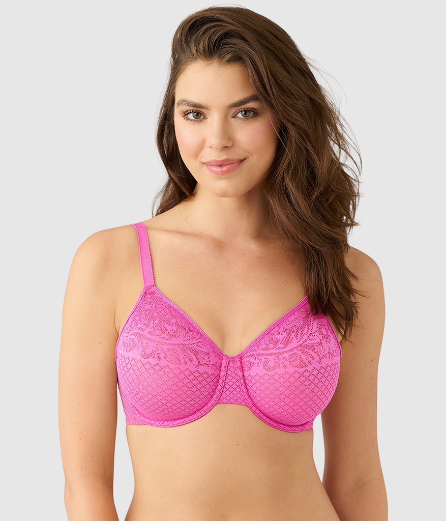 Wacoal Visual Effects Minimizer Bra - Wild Azalea