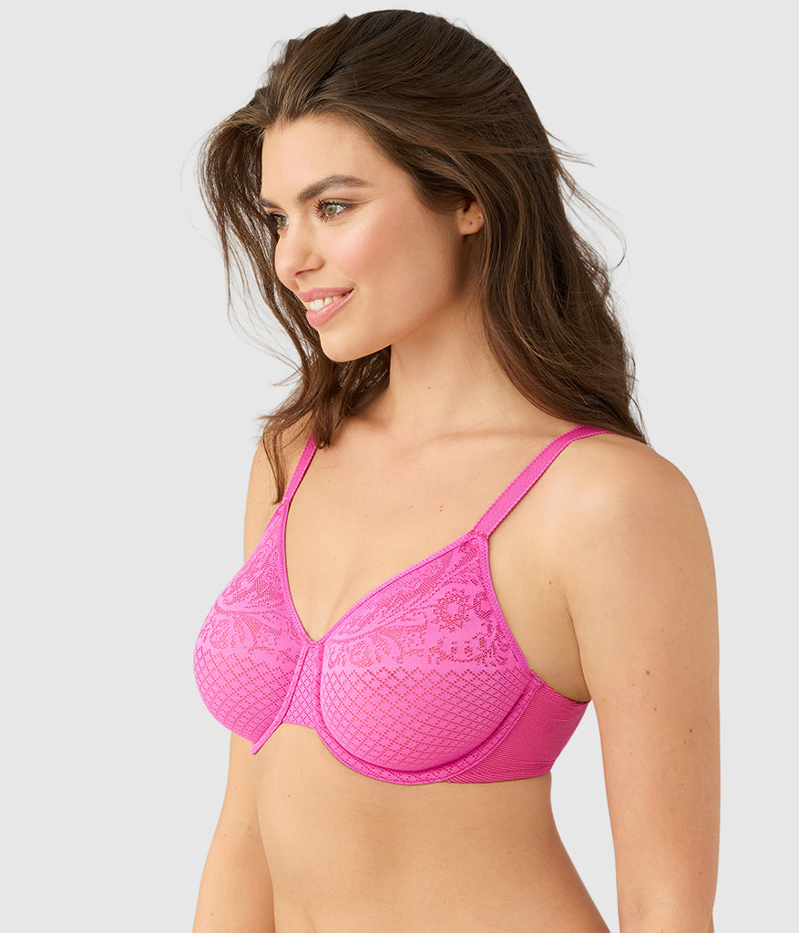 Wacoal Visual Effects Minimizer Bra - Wild Azalea