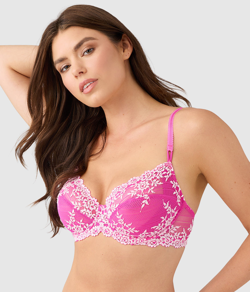 Wacoal Embrace Lace® Underwire Bra - Wild Azalea/Cradle Pink