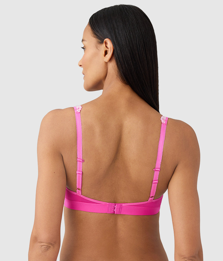 Wacoal Embrace Lace® Wire Free Bralette - Wild Azalea/Cradle Pink