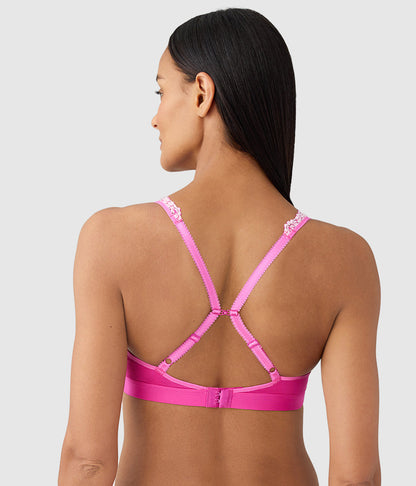 Wacoal Embrace Lace® Wire Free Bralette - Wild Azalea/Cradle Pink
