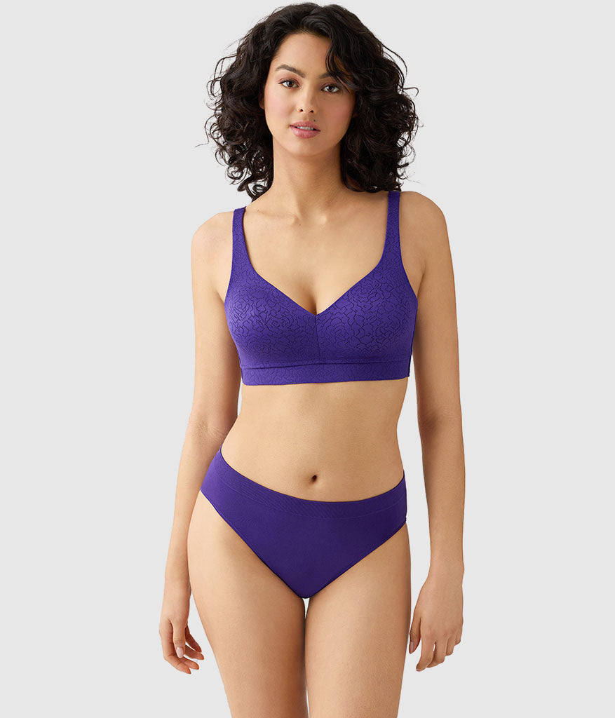 Wacoal Inside Job™ Wire Free Bra - Purple Indigo