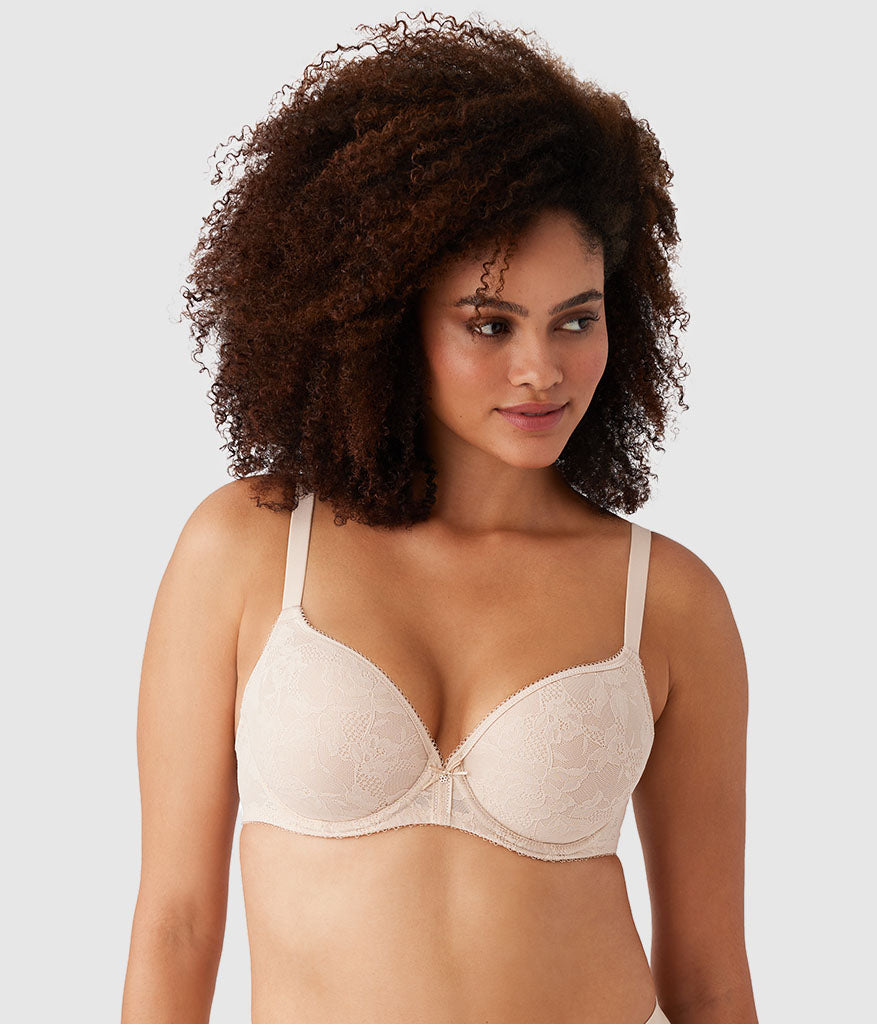 Wacoal Lace Finesse T-Shirt Bra - Sand